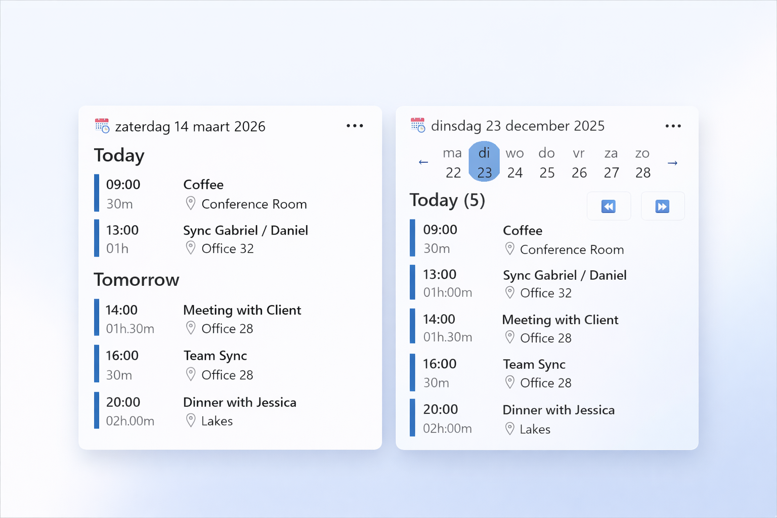 Calendar Dashboard